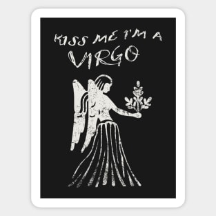 Kiss Me I'm A VIRGO Western Zodiac Astrology Sticker